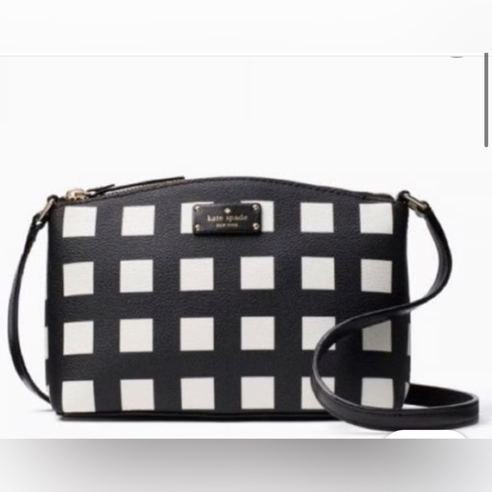 Kate spade black and white Millie purse nwot